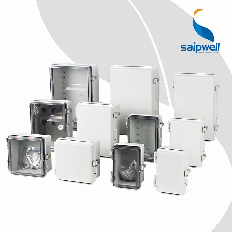 OEM China Plastic Clear Box - IP66 Stainless Steel Hinged Waterproof Junction Box SP-CAG Series PC Material – SAIPWELL