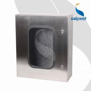 Stainless steel box transparent door